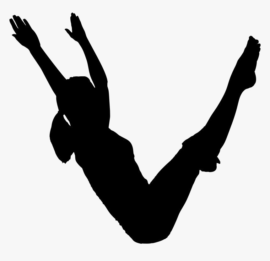 Pilates Yoga Exercise Silhouette - Pilates Silhouette, HD Png Download, Free Download