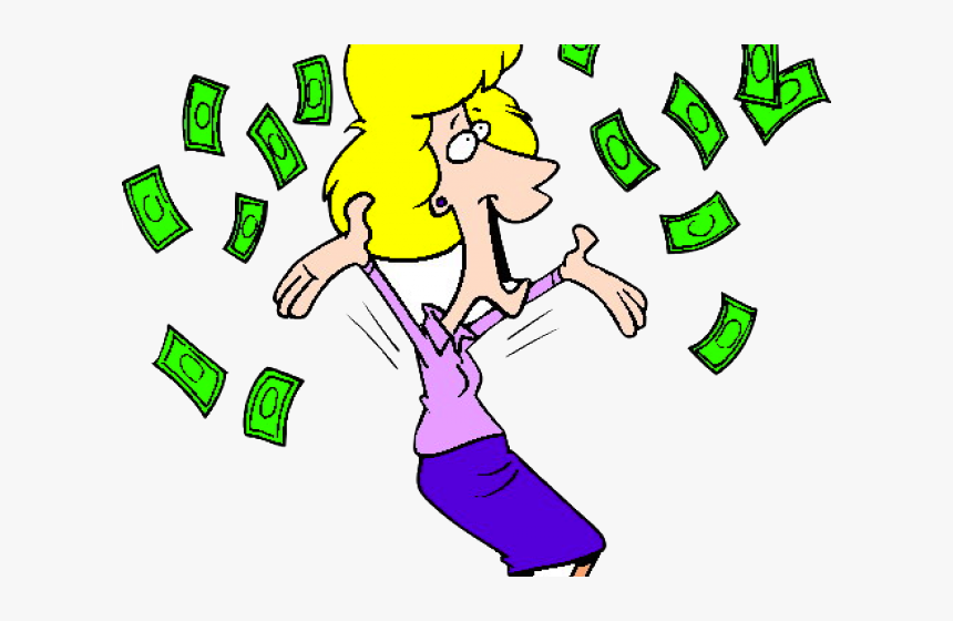 Cash Clipart Jackpot Winner - Gif Animados De Dinero, HD Png Download, Free Download