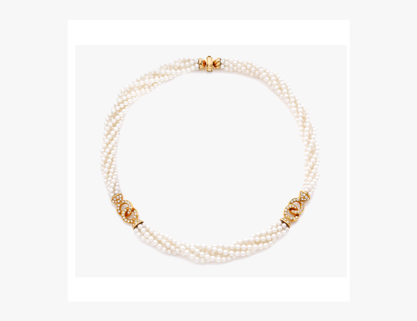 Pearls And Gold Necklace - Pearl, HD Png Download, Free Download
