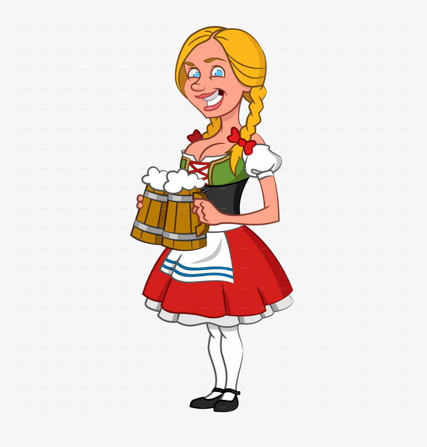 Oktoberfest Girl Clipart, HD Png Download, Free Download