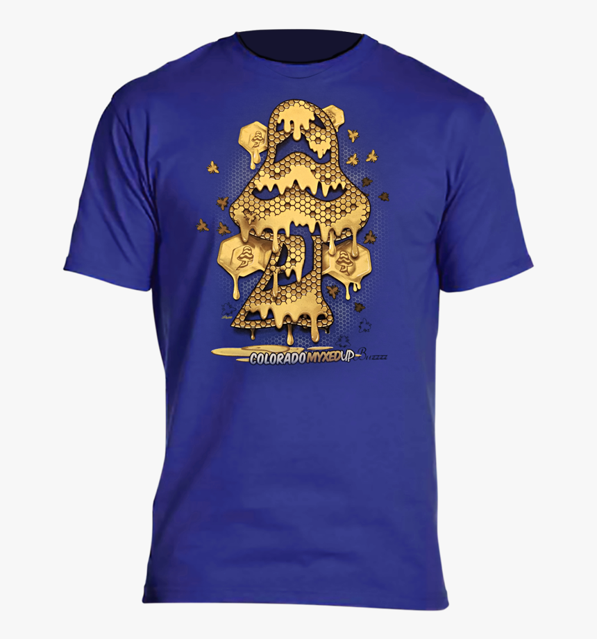 Dab Mushroom Honeycomb Drip Myxed Up T-shirt - Active Shirt, HD Png Download, Free Download