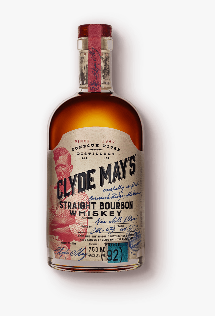 Clyde Mays Bourbon 750ml - Clyde May's Straight Bourbon Whiskey, HD Png Download, Free Download