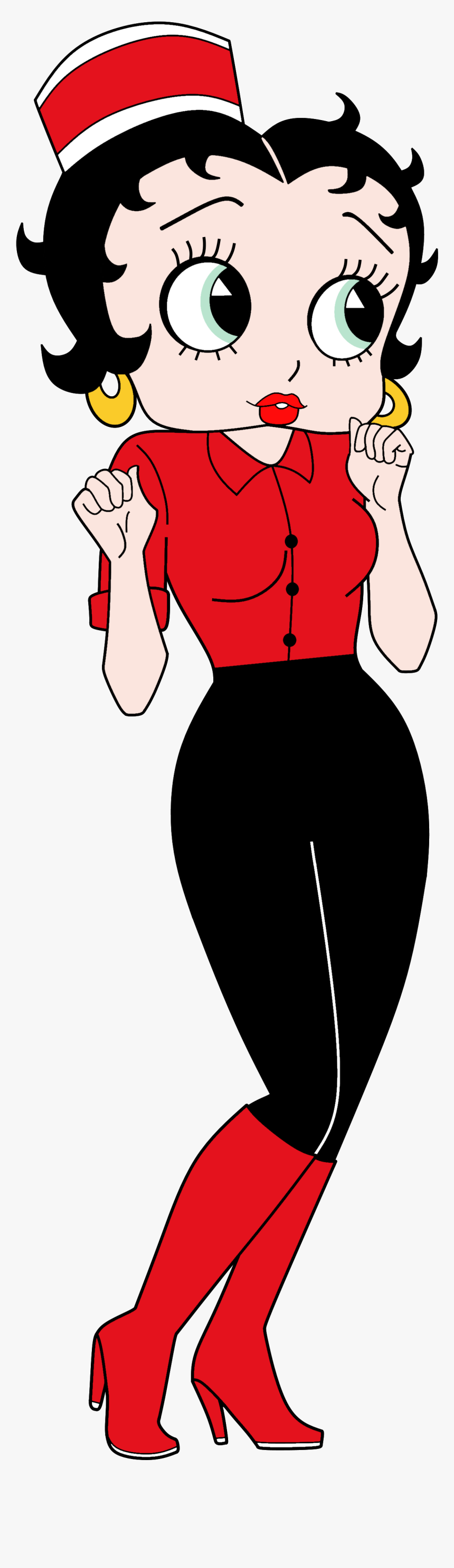 Betty Boop Anime Waitress Render - Beth Boop Em Png, Transparent Png, Free Download