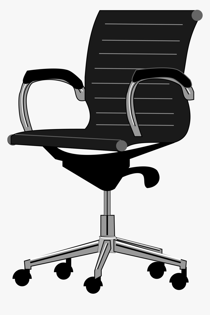 Furniture Clipart Office Furniture - Office Chair Clipart, HD Png Download, Free Download