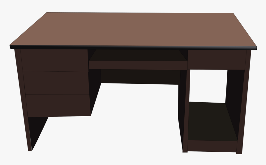 Angle,end Table,desk - Computer Desk Transparent Background, HD Png Download, Free Download