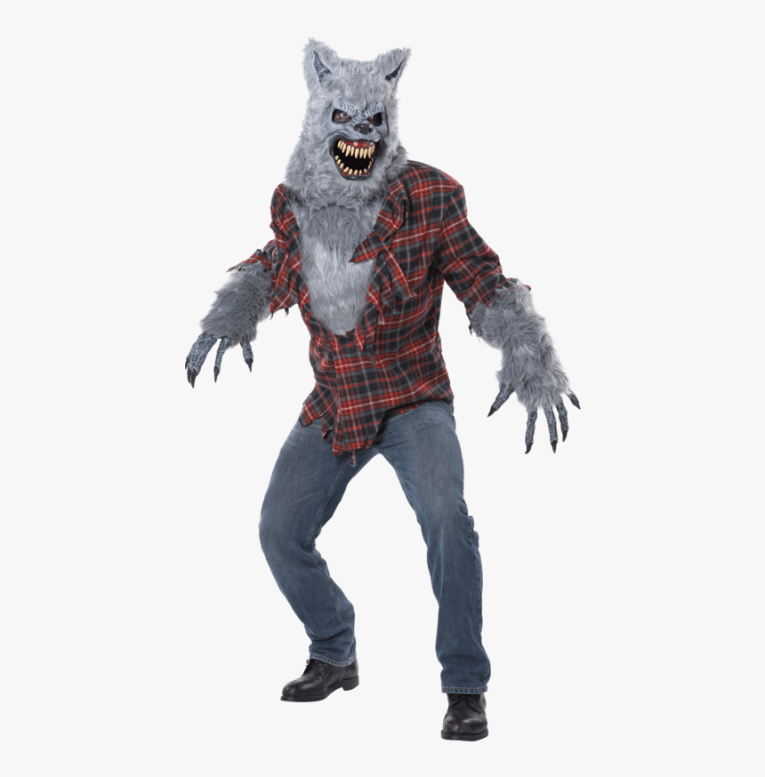 Transparent Lobo Png - Grey Werewolf Costume, Png Download, Free Download