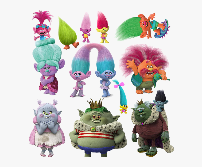 Trolls Movie Png Poppy Free - Trolls Movie Clipart Free, Transparent Png, Free Download