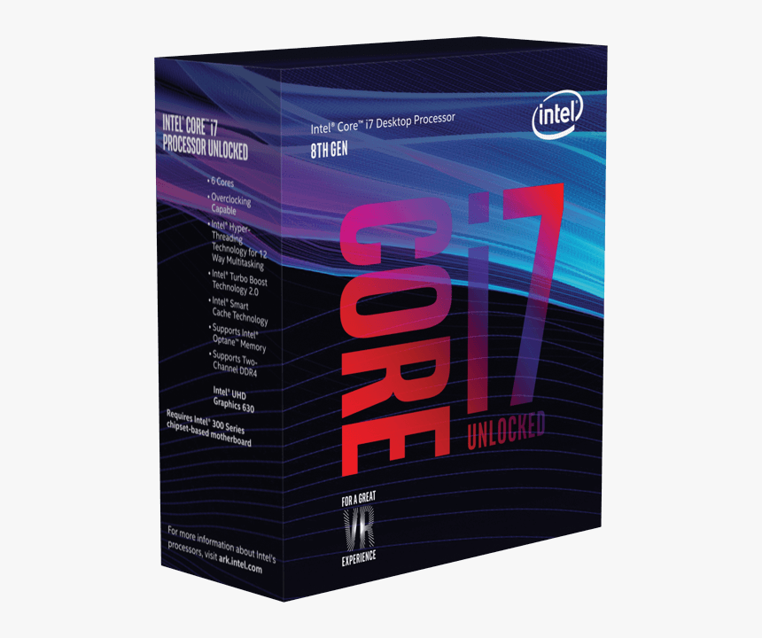 Core™ I7 8700k 6 Core - Intel Core ™ I7 8700k, HD Png Download, Free Download