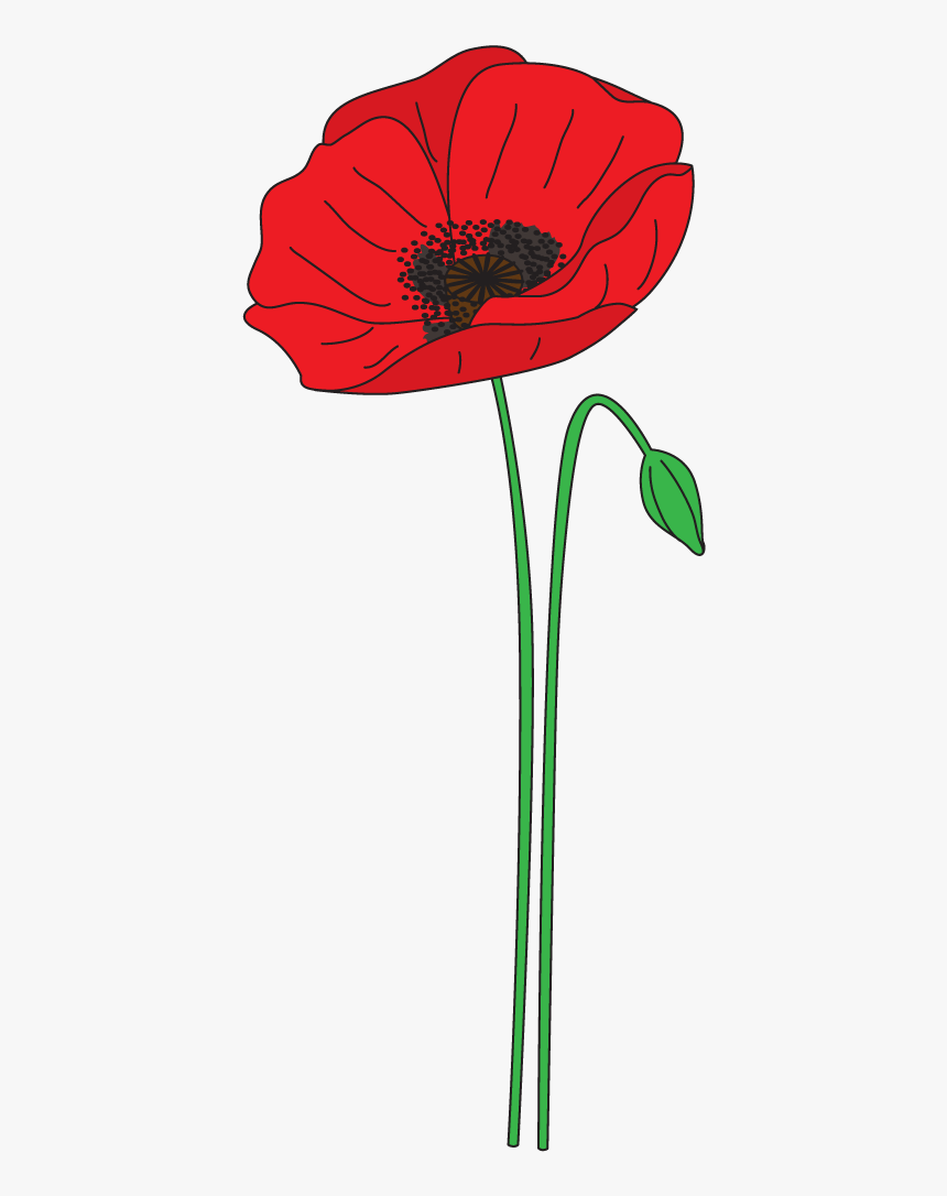 Poppy Jump Transparent Png - Ww1 Poppy Clip Art, Png Download, Free Download