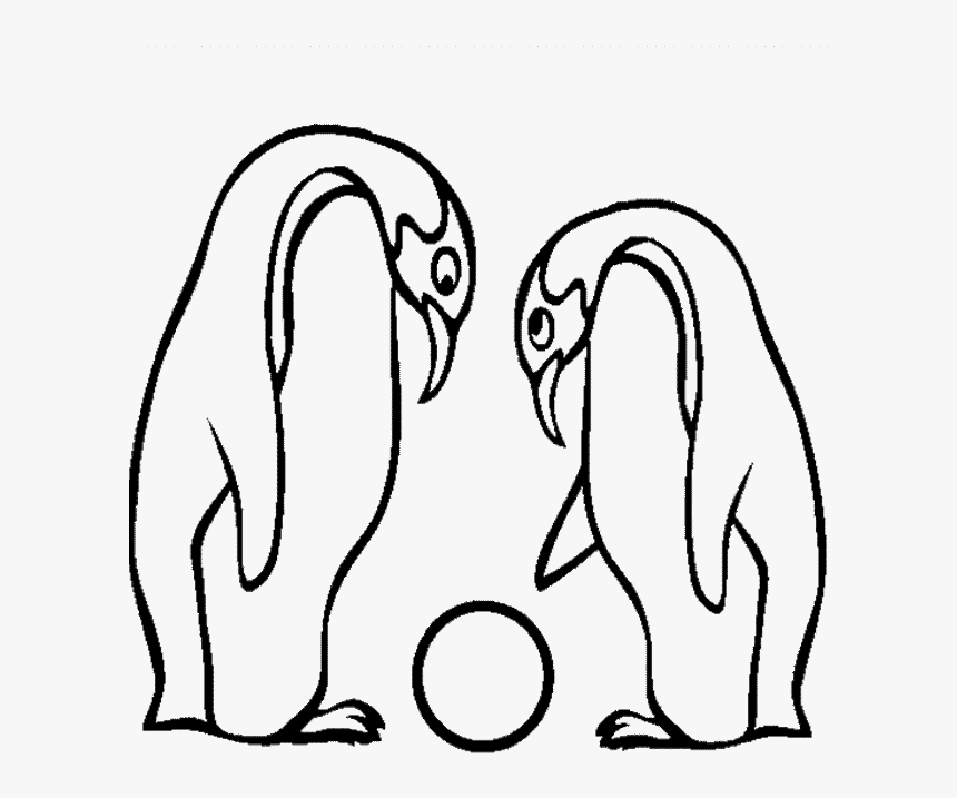 Brave Baby Penguin Coloring Page According Inexpensive - Egg Baby Penguin Drawing, HD Png Download, Free Download