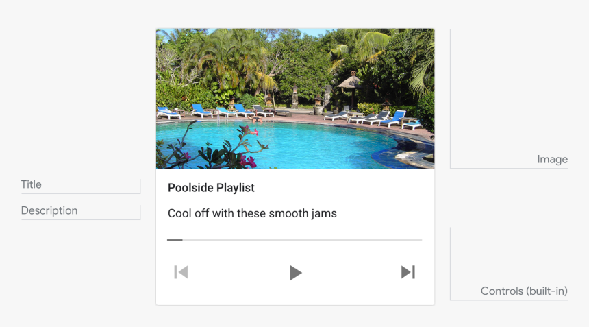 This Media Response Card Features An Image Of A Pool - Swimming Pool, HD Png Download, Free Download