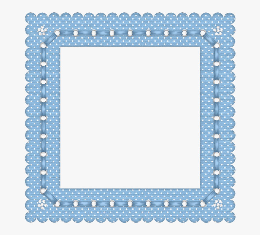 Baby Blue Picture Frames Gallery Origami Instructions - Оформление Группы Неваляшка, HD Png Download, Free Download
