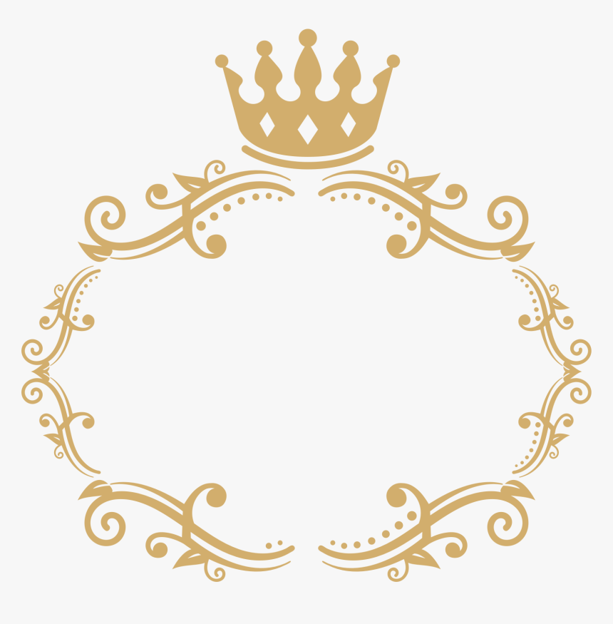 Png Crowns Frames - Gold Crown Border Transparent, Png Download, Free Download