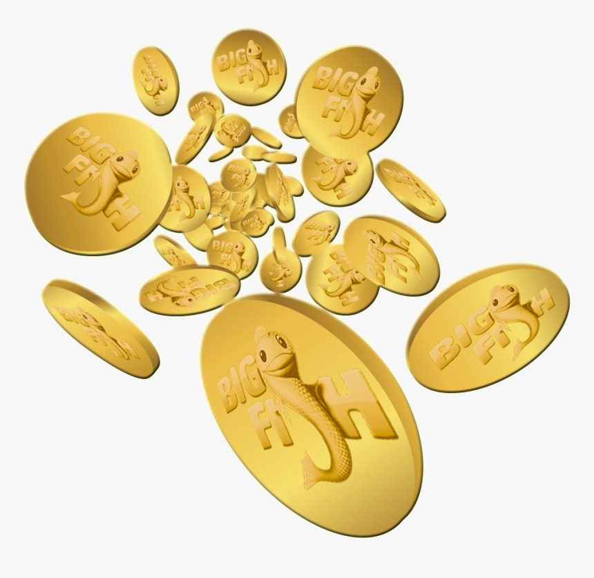 Falling Transparent Gold Coin Clipart, HD Png Download, Free Download