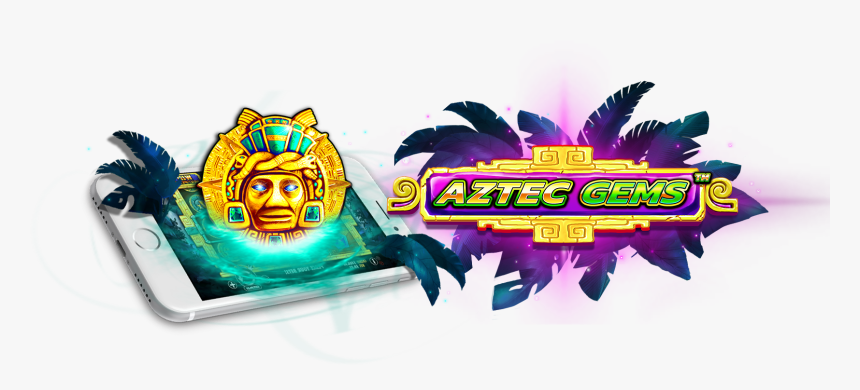 Aztec Gems Slots Game Logo - Graphic Design, HD Png Download - kindpng