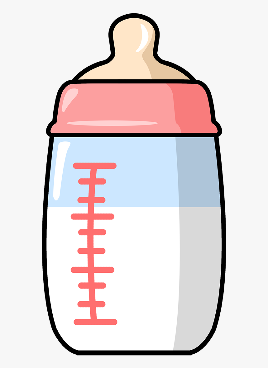 Cartoon Baby Bottle Drawing, HD Png Download, Free Download