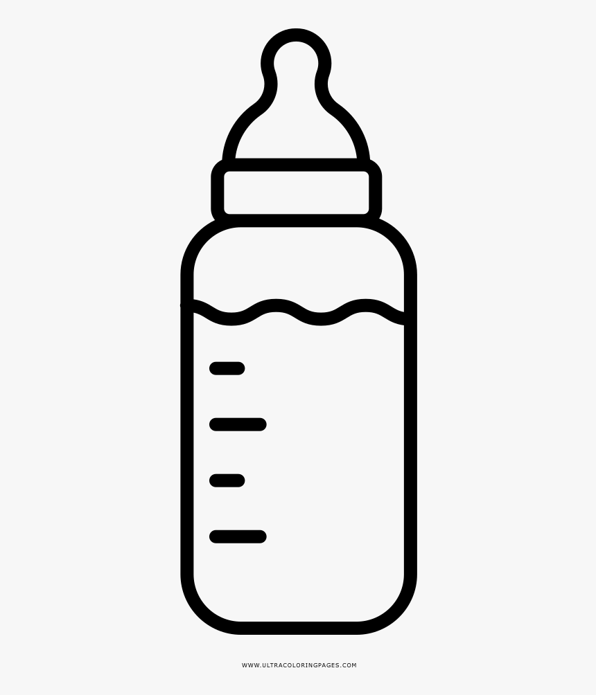 Transparent Mamadeira Png - Drawing Of A Baby Bottle, Png Download, Free Download