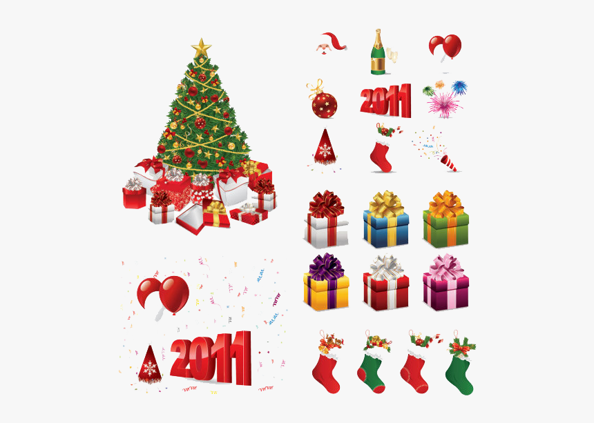 Download Christmas Elements Png Hd - Gift Designer, Transparent Png, Free Download