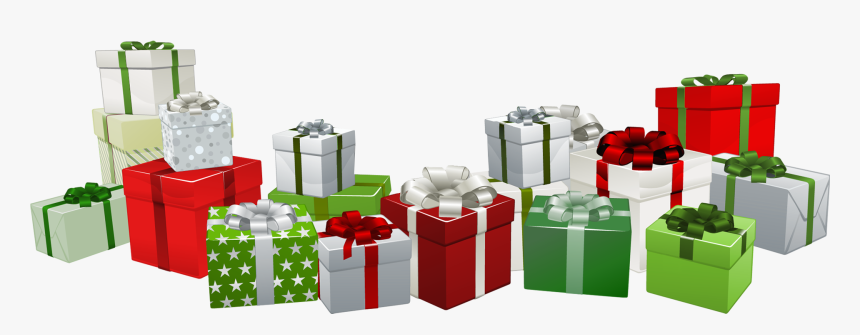 Christmas Gift Christmas Gift Santa Claus - Transparent Background Christmas Presents Clipart, HD Png Download, Free Download