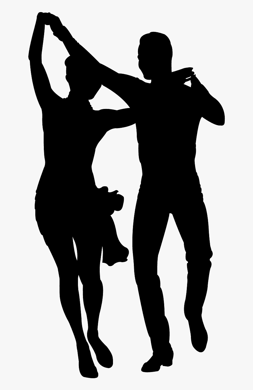 Silueta De Pareja Bailando Salsa, HD Png Download, Free Download