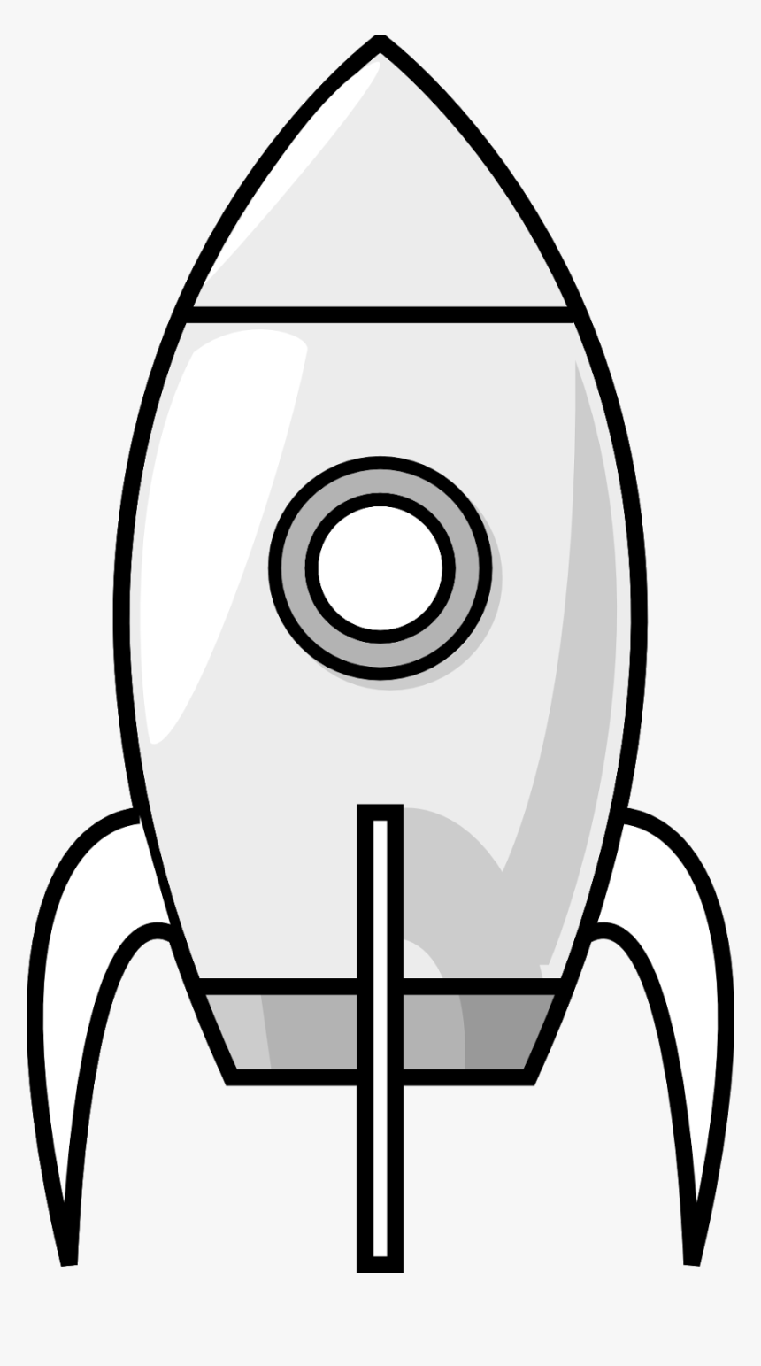 Rocket Clipart Black And White, HD Png Download, Free Download