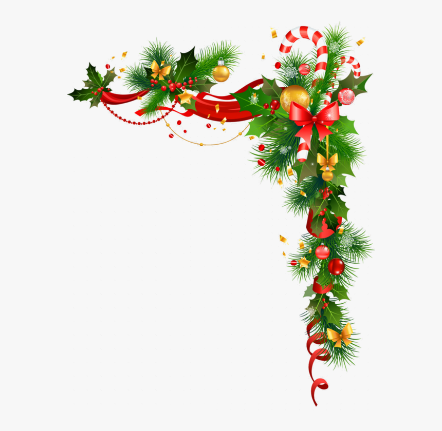 A4 Christmas Design Border Clipart , Png Download - Christmas Frame ...