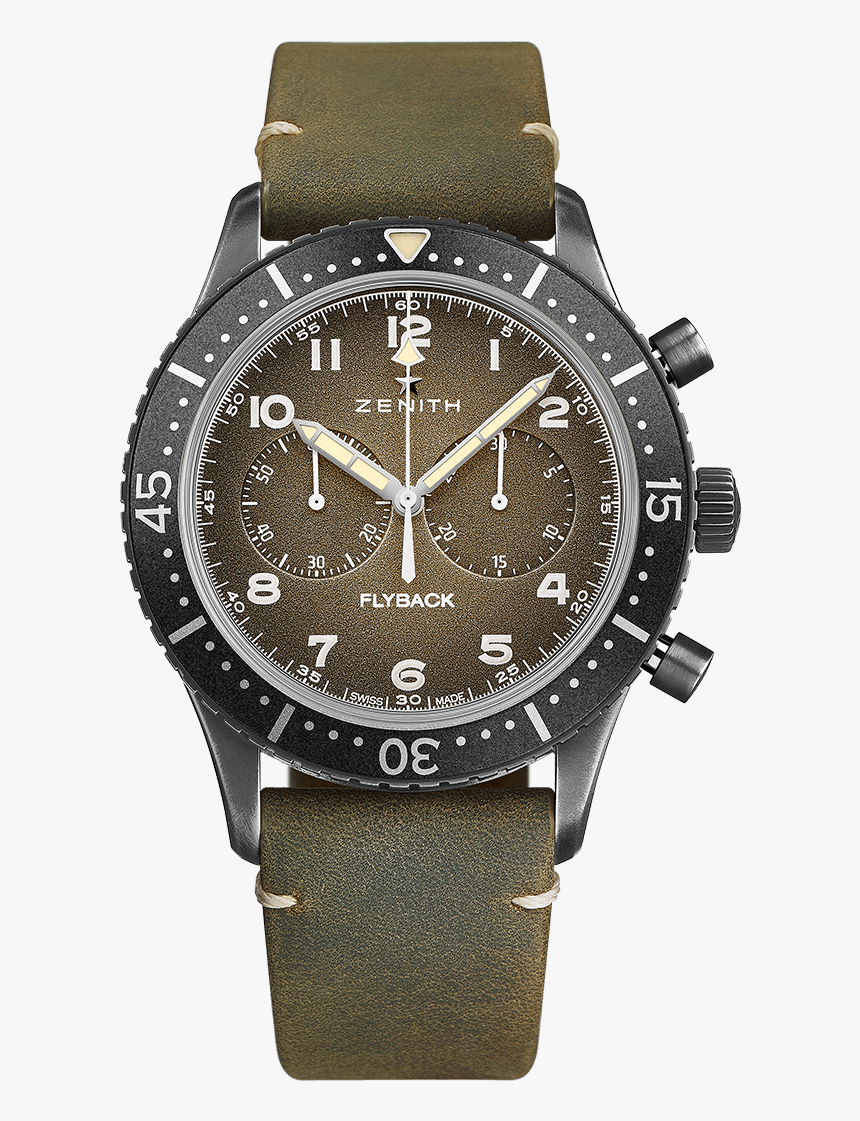 Zenith Pilot Cronometro Tipo Cp Flyback, HD Png Download, Free Download