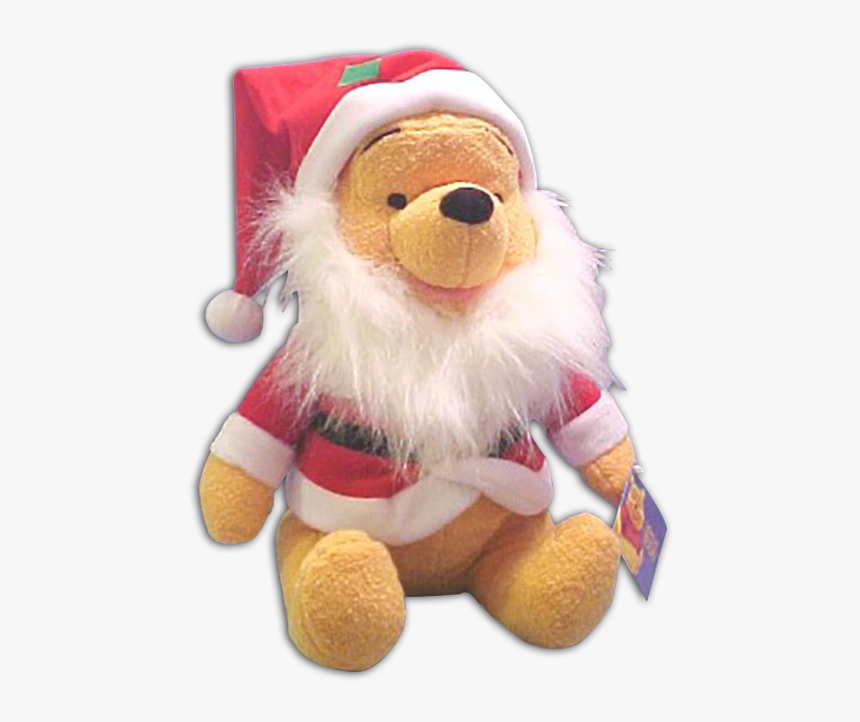 Winnie The Pooh And Friends Christmas Stuffed Toys - Christmas Winnie The Pooh, HD Png Download, Free Download