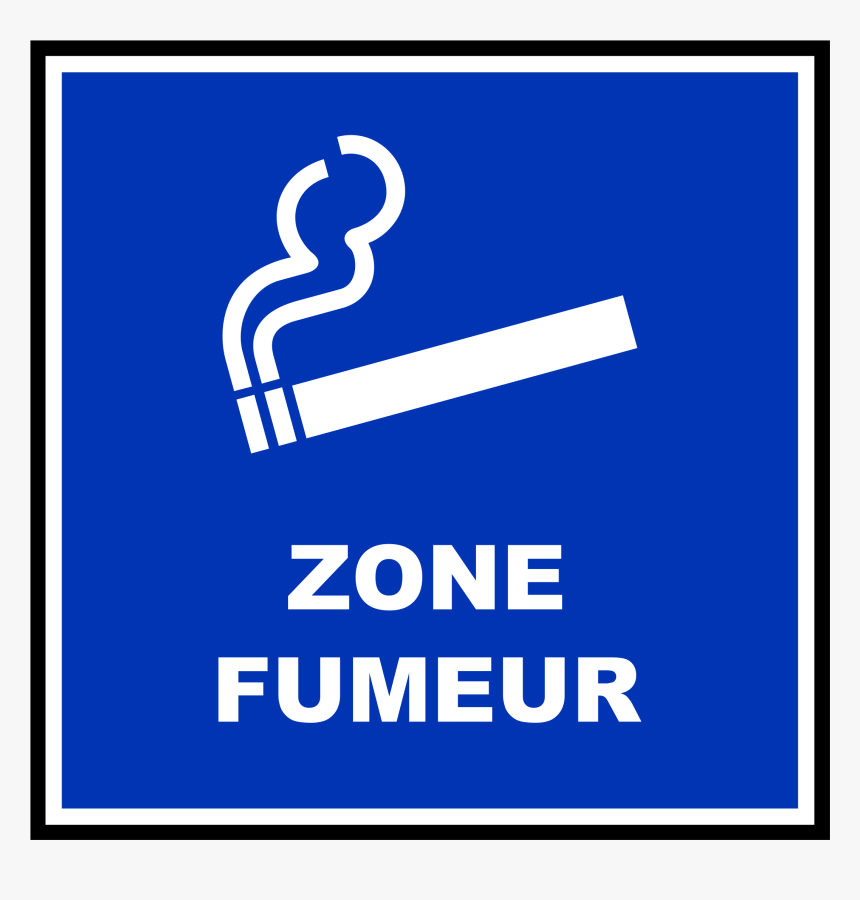 Facebook Clipart Sign - Espace Fumeur, HD Png Download, Free Download