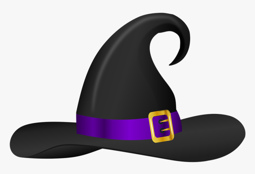 Halloween, Sombrero, Bruja, Escalofriante, Mujer, Magia - Chapeau De Sorcière Dessin Couleur, HD Png Download, Free Download