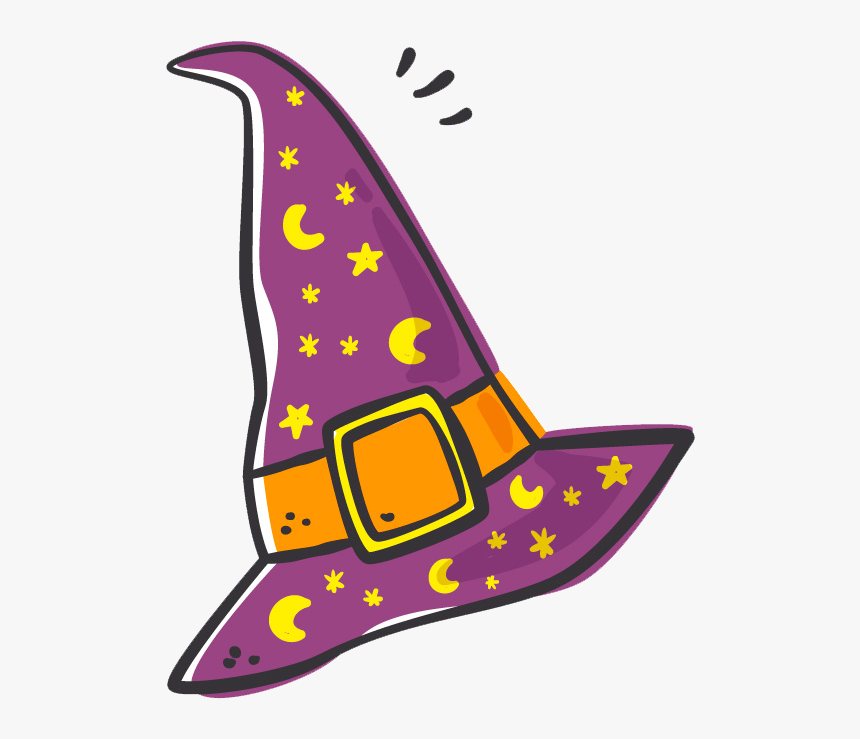 #sombrero #bruja #halloween #happyhalloween #cute #kawaii - Sombrero Bruja Png Dibujo, Transparent Png, Free Download