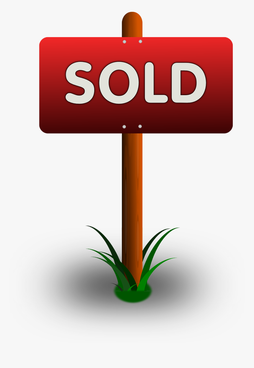 Realtor, Sign, Sold, Real Estate, Estate, House, Notice - Clip Art Sold Sign, HD Png Download, Free Download