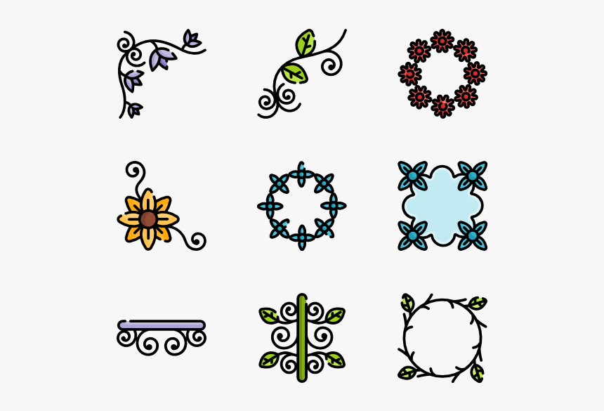 Floral Design - Flowers Vector Icon Design, HD Png Download, Free Download