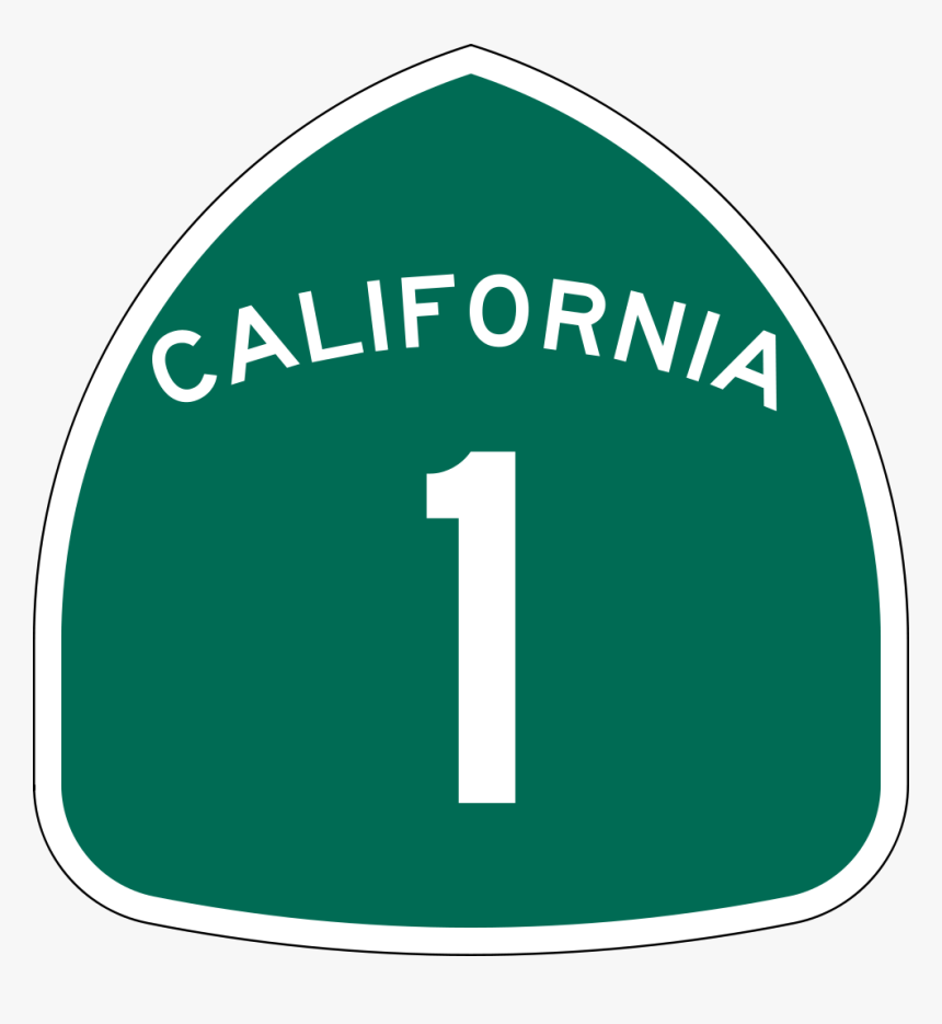 California State Route 1 Sign, HD Png Download, Free Download