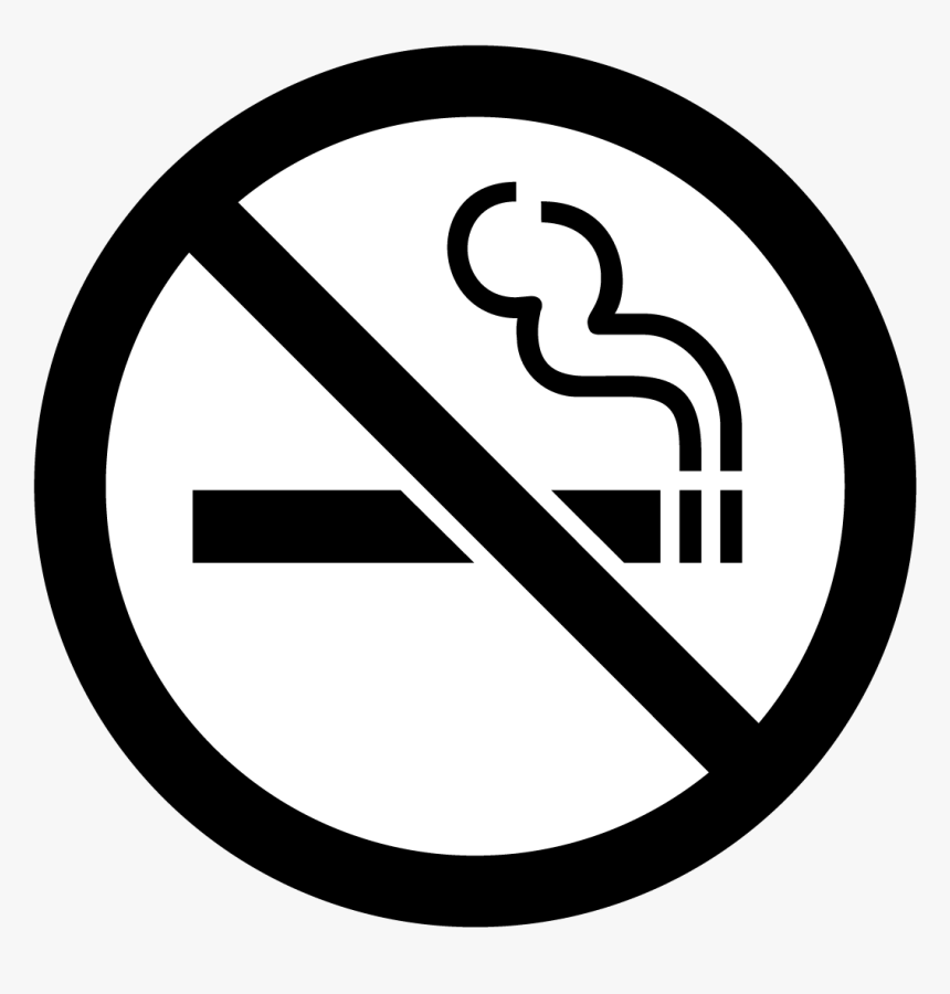 Cigarettes Vector Black And White - Smoking Sign, HD Png Download, Free Download