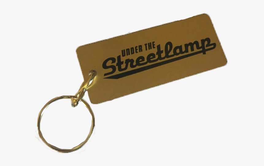 Under The Streetlamp Gold Keychain - Keychain, HD Png Download, Free Download