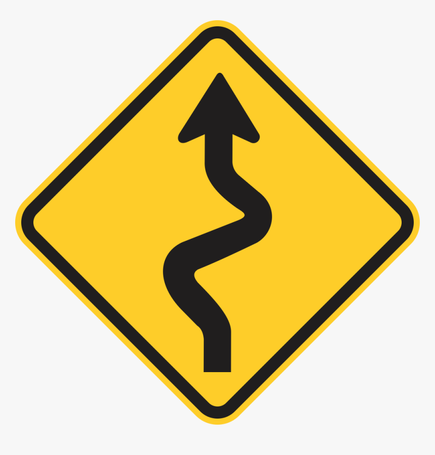 Clip Art Curva Acentuada - Pedestrian Road Signs Australia, HD Png Download, Free Download