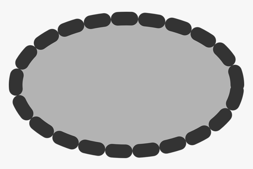 Ellipse, Oval, Dotted, Grey, Geometric - Bead Thomas Sabo Dragon, HD Png Download, Free Download