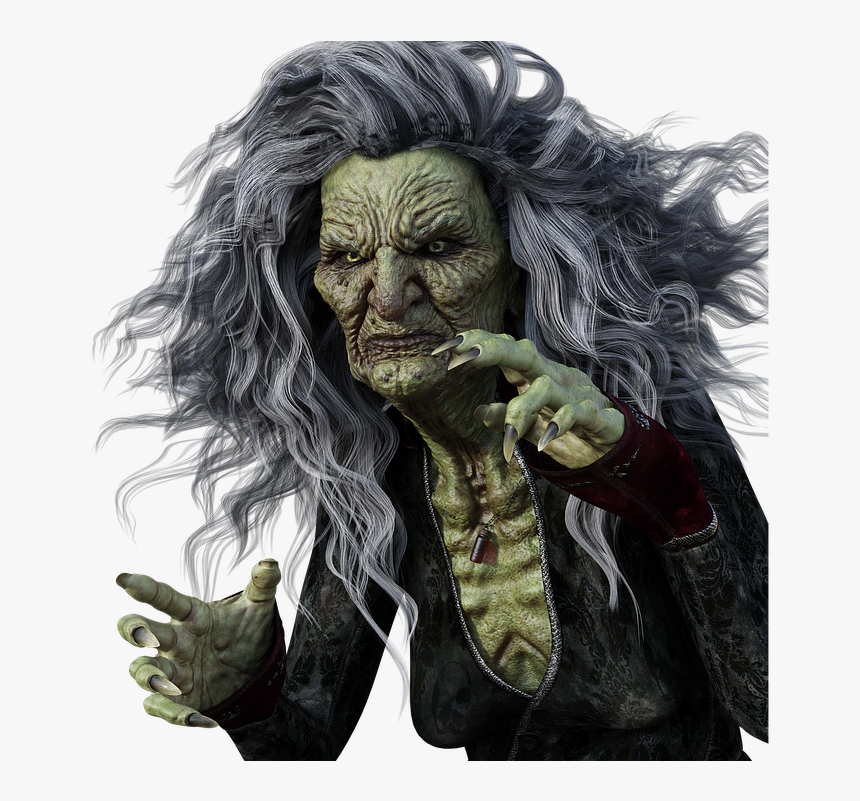 Bruja, Fantasía, Magia, Brujería, Mujer, De Miedo - Scary Witch Png, Transparent Png, Free Download