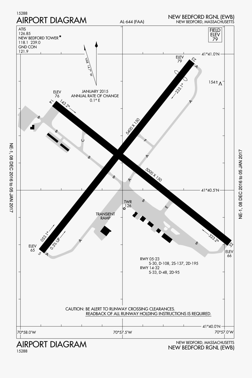 New Bedford Airport Runway, HD Png Download, Free Download