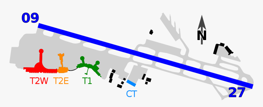 San Airport Diagram - Aeropuerto Internacional De San Diego, HD Png Download, Free Download