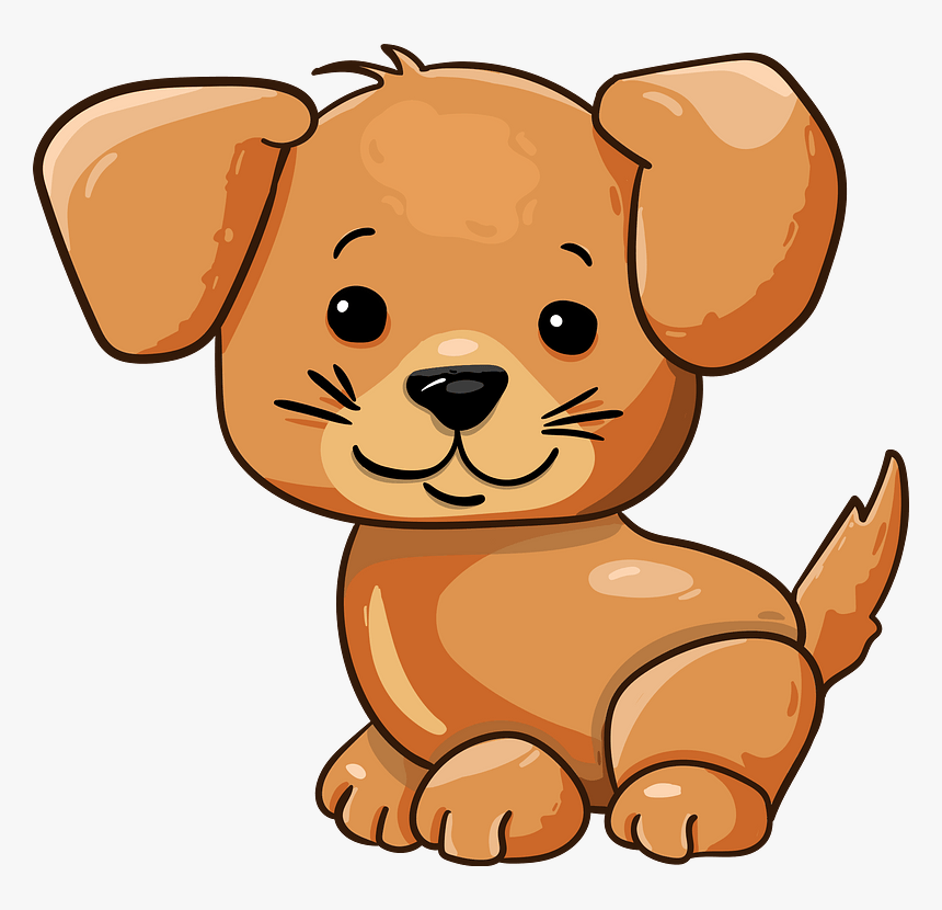 Perro, Cachorro, Lindo, Dibujos Animados, Carácter - Cute Animated Thank You, HD Png Download, Free Download