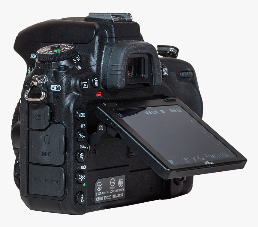 Transparent Camera Screen Png - Nikon D810 Tilt Screen, Png Download, Free Download