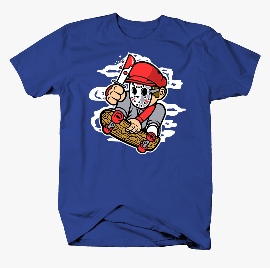 Mario Riding Skateboard With Bloody Sword Video Game - Boss T Shirts Animal, HD Png Download, Free Download