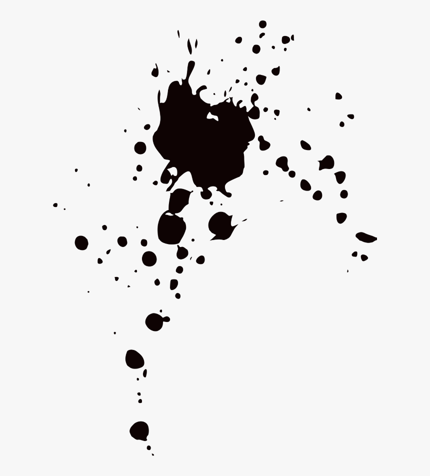 #black #aesthetic #paint #splatter #splash - Blood Splatter, HD Png Download, Free Download