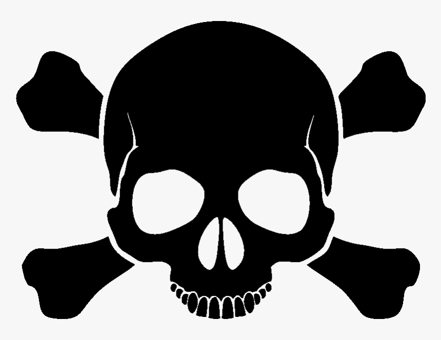 Skull Png - Transparent Background Skull And Crossbones Png, Png Download, Free Download