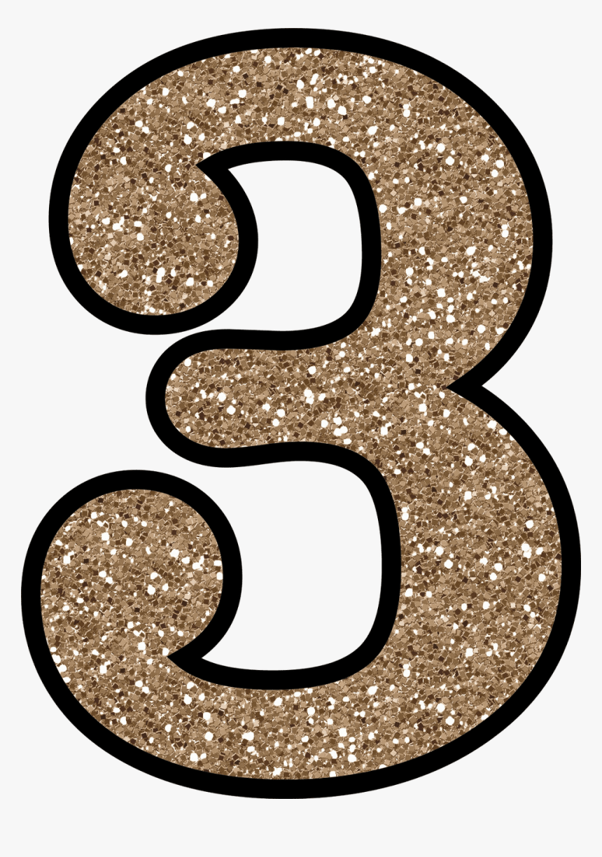Numero 8 Glitter Png, Transparent Png, Free Download