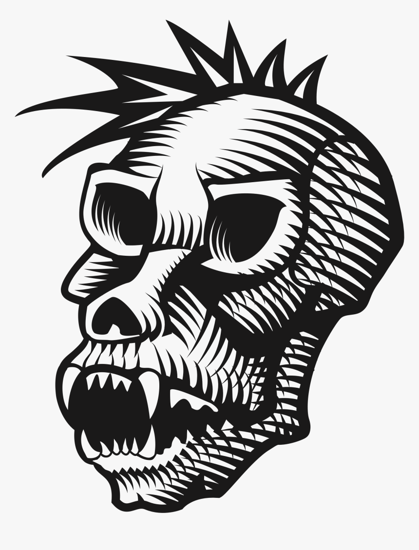 Transparent Skull Drawing Png - Monkey Skull Clipart, Png Download, Free Download