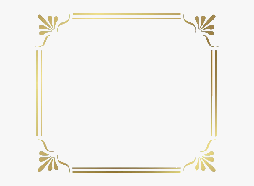 Transparent Moldura Dourada Png - Border Background Design For Certificate, Png Download, Free Download