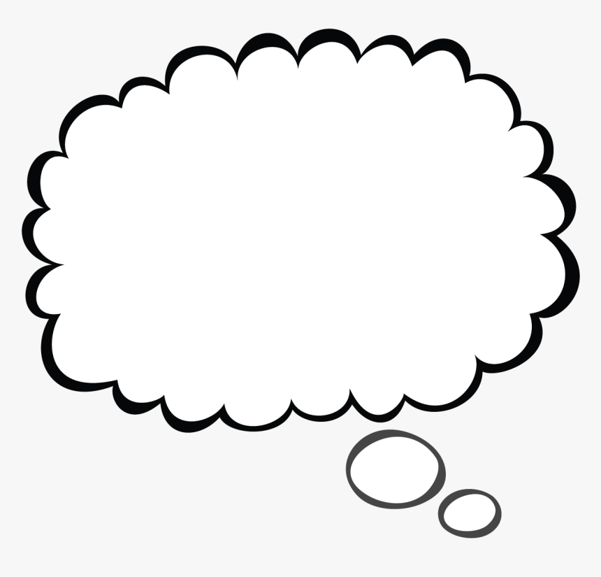 Thought Bubble Sketch Png - Thought Bubble Png, Transparent Png, Free Download